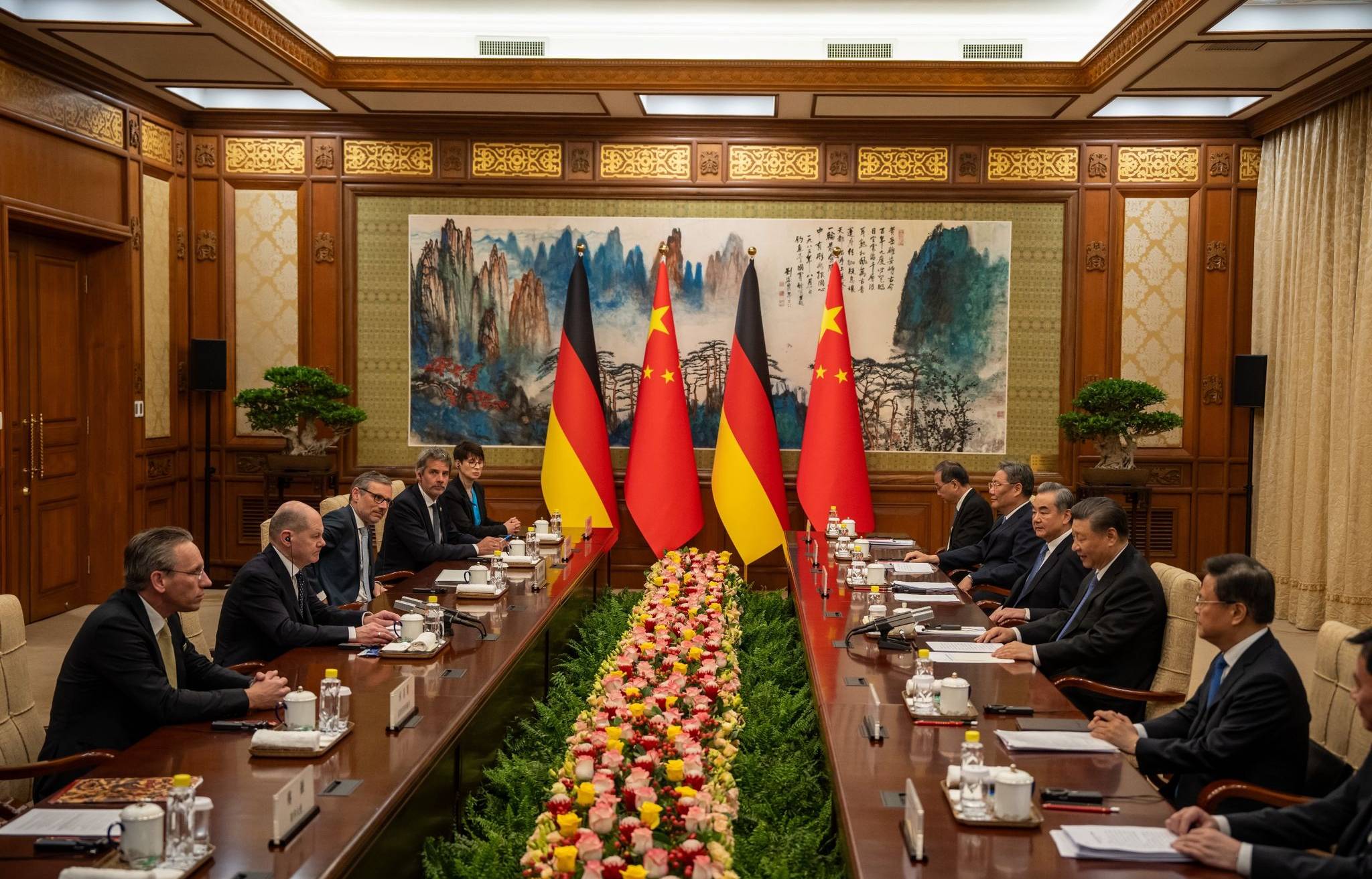 Scholz und Xi wollen Frieden in der Ukraine