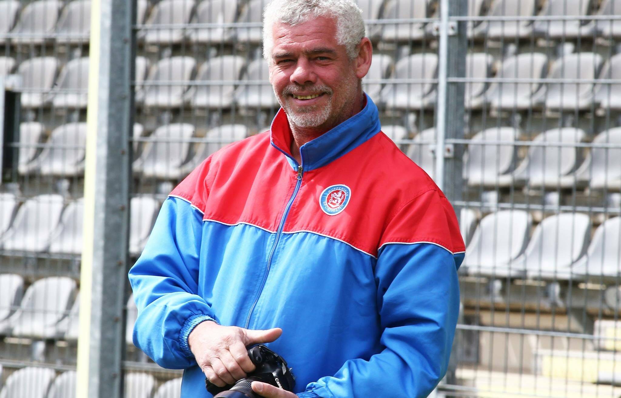  Gunnar Frankenberg fotografiert bei Spielen des Wuppertaler SV für den Verein. Am Samstag verletzte es sich dabei in Lotte auf glattem Rasen schwer. 